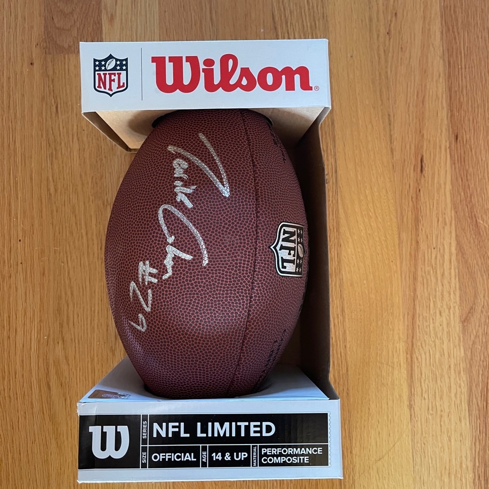 Chicago Bears Tarik Cohen #29 Signed Football